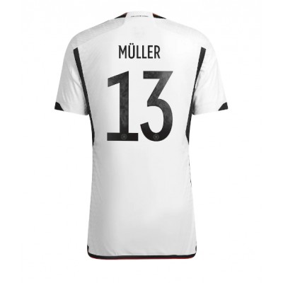 Echipament fotbal Germania Thomas Muller #13 Tricou Acasa Mondial 2022 maneca scurta
